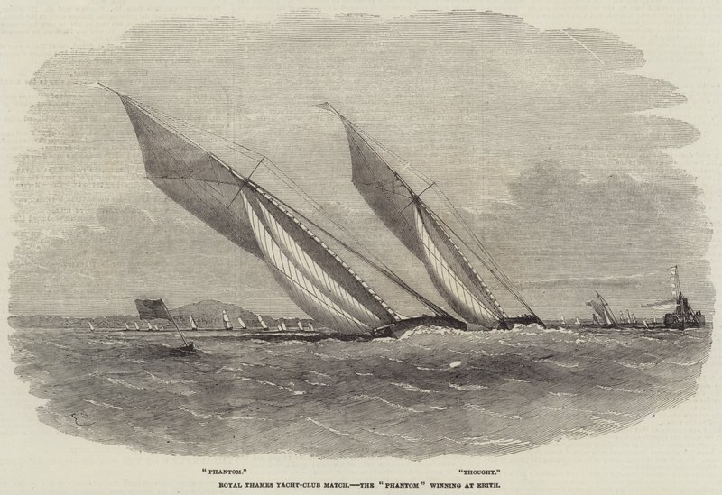 Match du Royal Thames Yacht-Club, le Phantom gagnant à Erith - Edwin Weedon