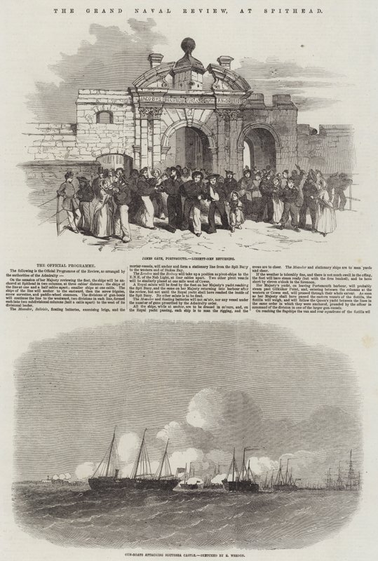 La Grande Revue Navale, à Spithead - Edwin Weedon