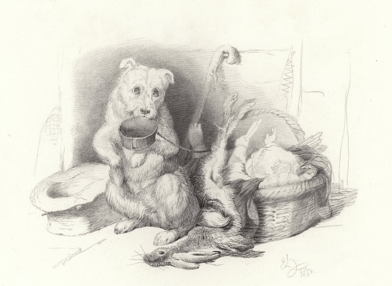 Le Mendiant - Edwin Landseer