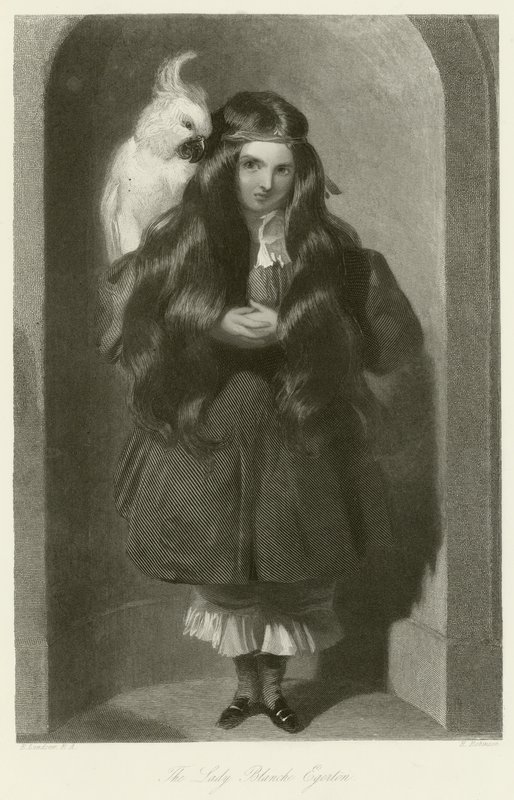 La Dame Blanche Egerton - Edwin Landseer