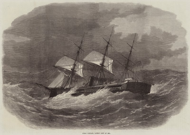 HMS Captain, récemment perdu en mer - Edwin Weedon