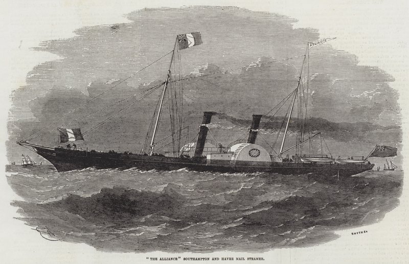 Le paquebot postal Alliance Southampton et Havre - Edwin Weedon