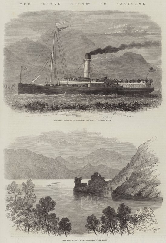 La Route Royale en Écosse - Edwin Weedon