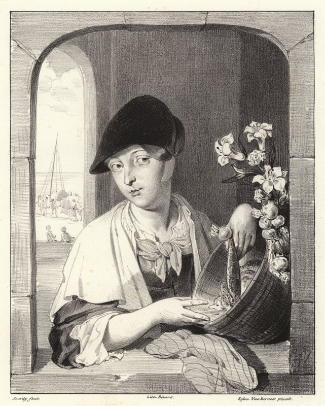 Le poissonnier - Eglon van der Neer