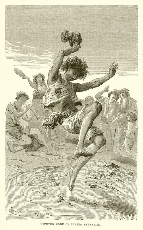 Mode réputé de guérison du tarentisme - Emile Antoine Bayard