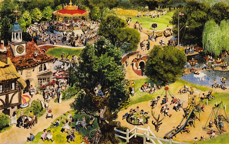 Parc, Angleterre, années 1960 - English School