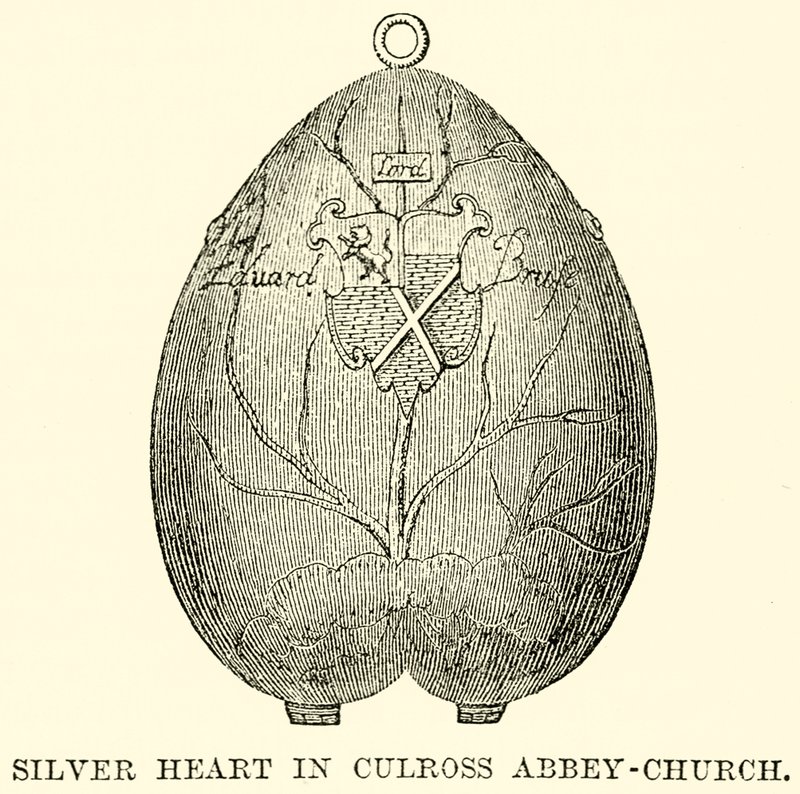 Cœur en argent dans l