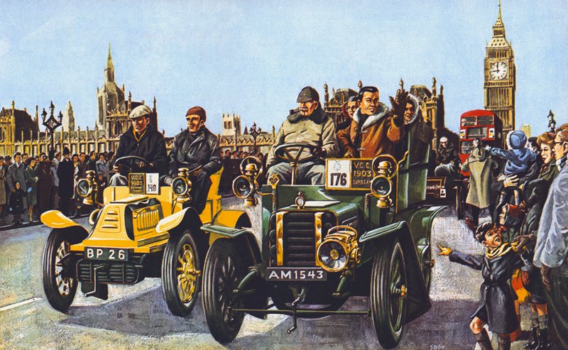 Rallye de voitures anciennes - English School
