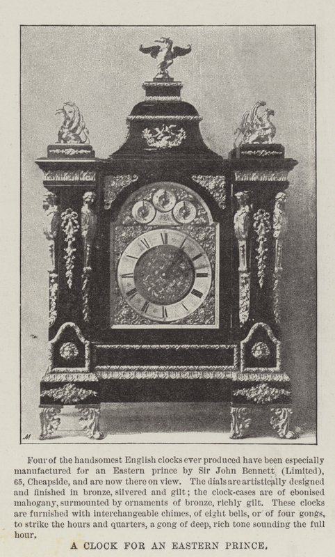 Une horloge pour un prince oriental - English Photographer