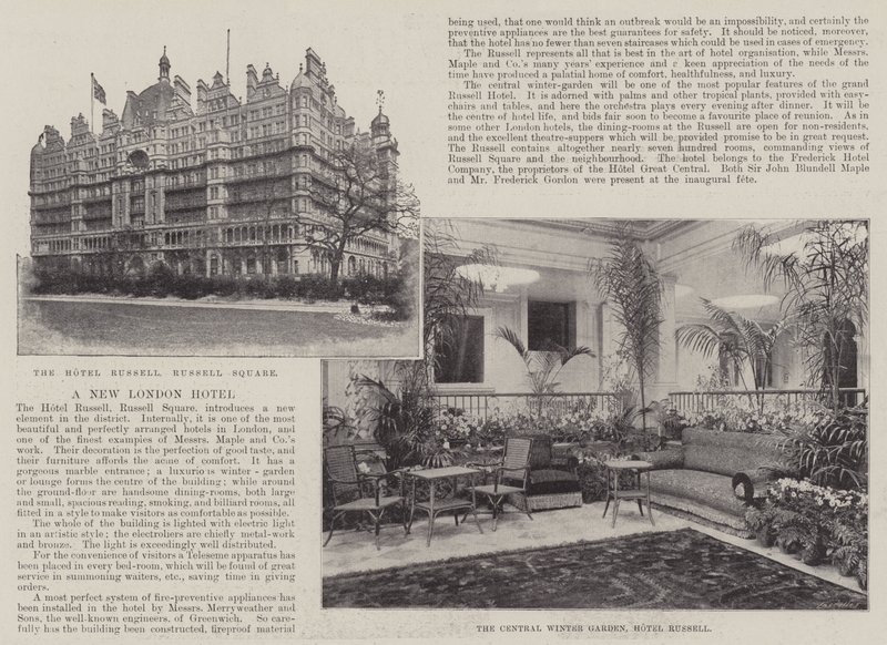 Un nouvel hôtel à Londres - English Photographer