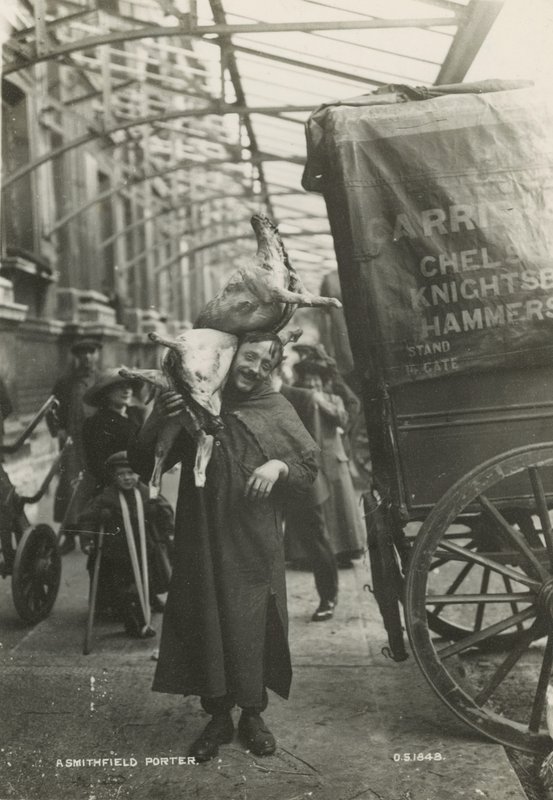 Un porteur de Smithfield - English Photographer