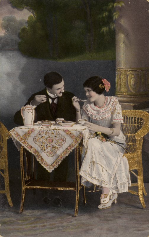 Couple mangeant ensemble - English Photographer