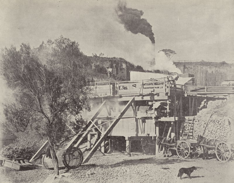 Concassage de pierre, carrières de Kiama, Nouvelle-Galles du Sud - English Photographer