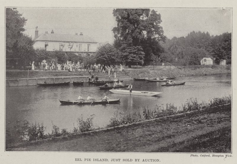Île Eel Pie, juste vendue aux enchères - English Photographer