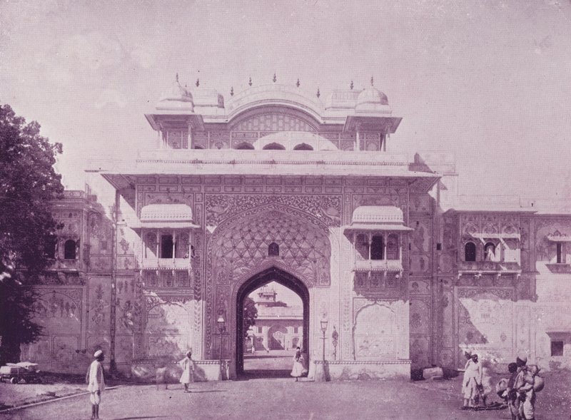 Entrée du Palais du Maharajah, Jeypore - English Photographer