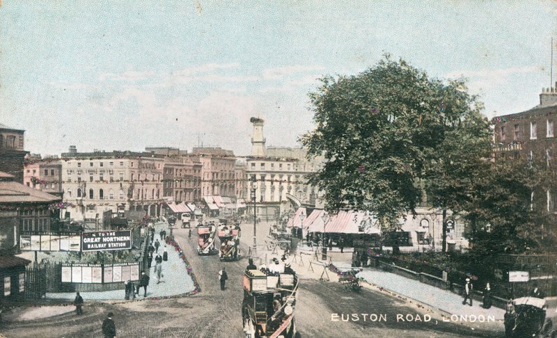 Euston Road à Londres - English Photographer