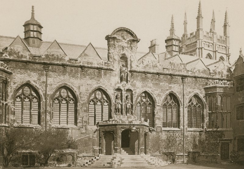 Cour principale, Oriel College, Oxford - English Photographer