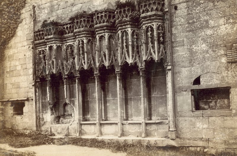 Abbaye de Furness, Sedilia (photo n/b) - English Photographer
