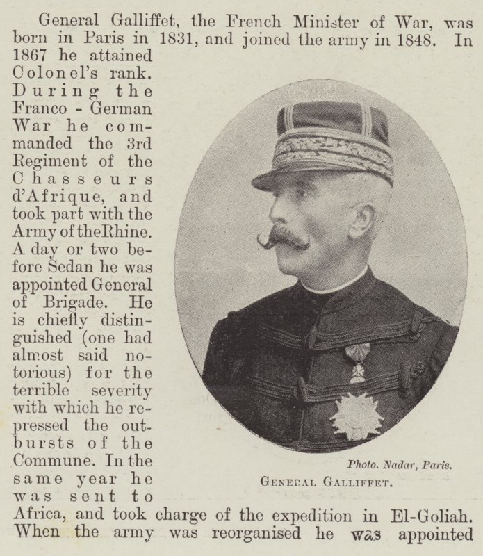 Général Galliffet - English Photographer