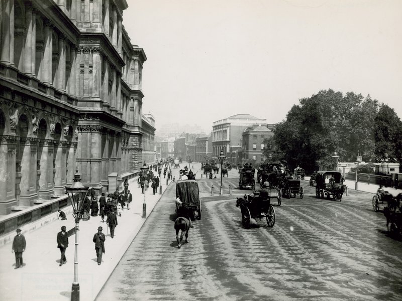 Vue générale de Whitehall - English Photographer