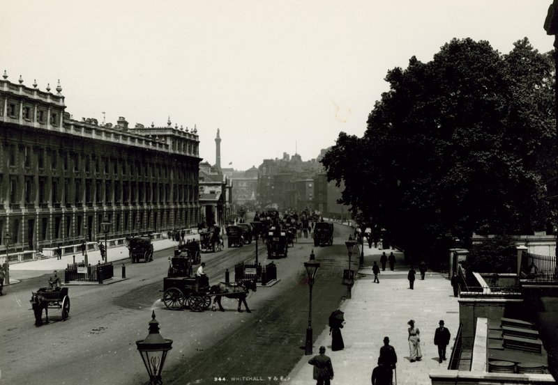 Vue générale de Whitehall - English Photographer