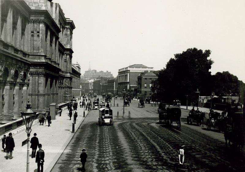 Vue générale de Whitehall - English Photographer