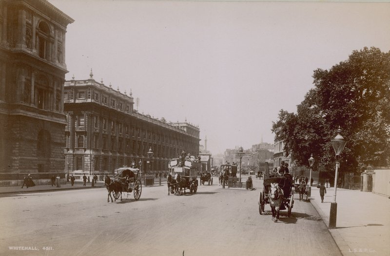 Vue générale de Whitehall - English Photographer