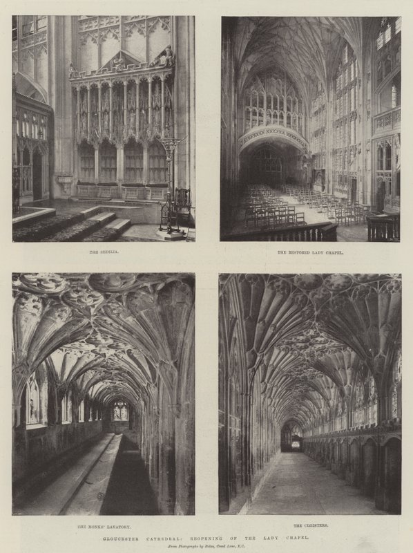 Cathédrale de Gloucester, réouverture de la chapelle de la Vierge - English Photographer