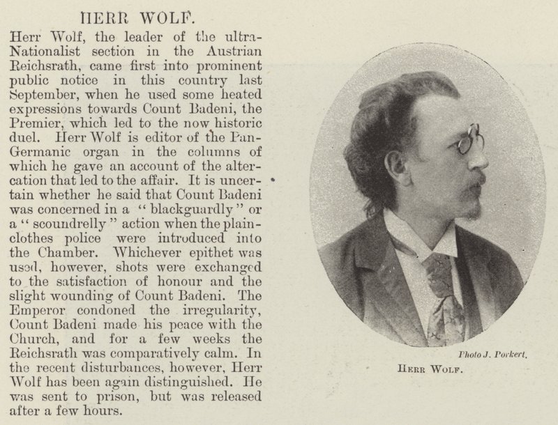 Herr Wolf - English Photographer