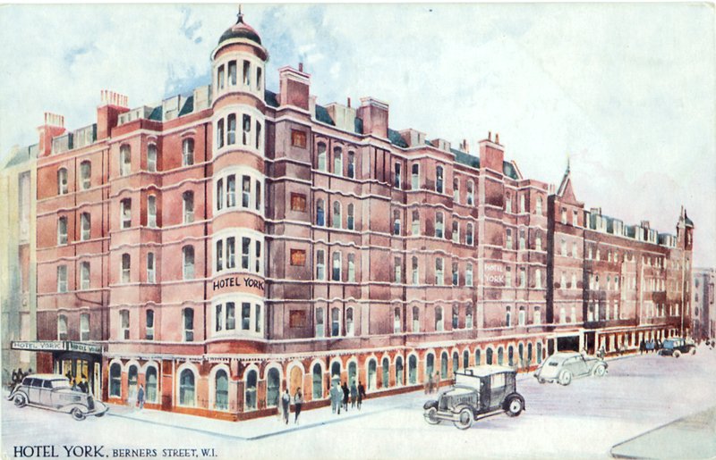 Hôtel York, Berners Street, W1 - English Photographer