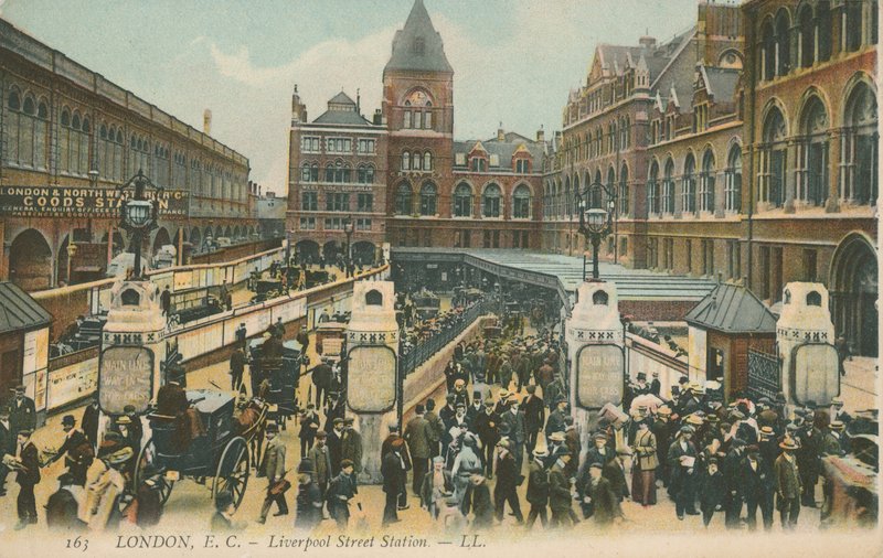 Gare de Liverpool Street, Londres - English Photographer