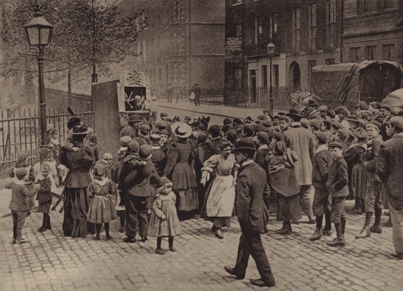 Londres : Spectacle de Punch et Judy - English Photographer