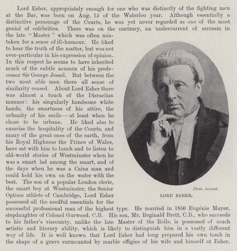 Lord Esher - English Photographer