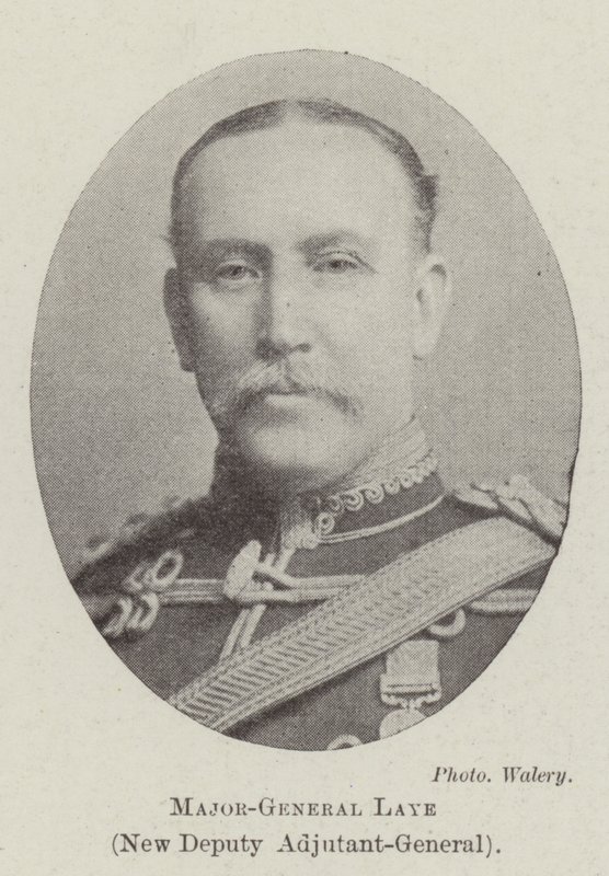 Major-général Laye, nouveau sous-adjudant général - English Photographer