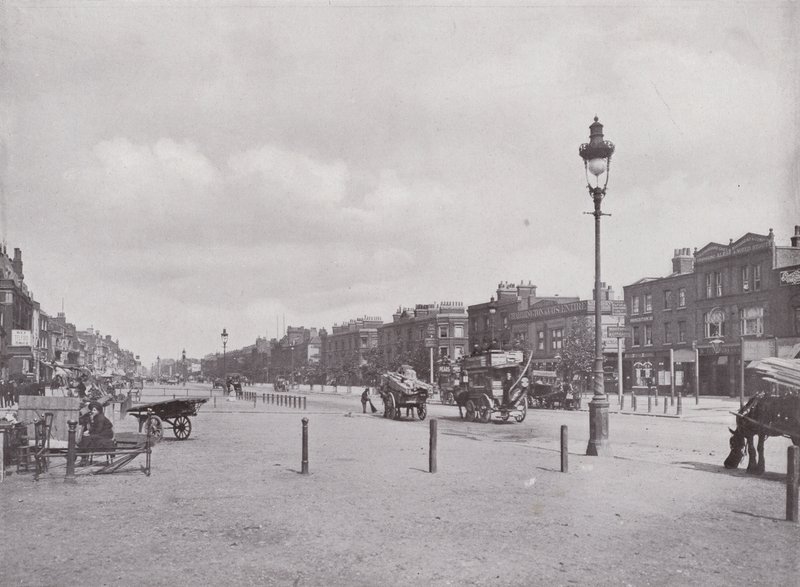 Mile End Road, vue vers l