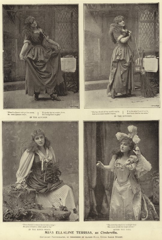 Mlle Ellaline Terriss, en tant que Cendrillon - English Photographer