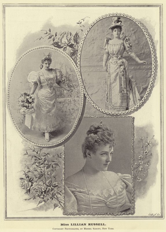 Mlle Lillian Russell - English Photographer