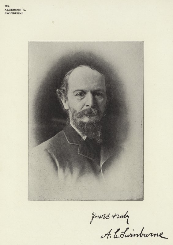 M. Algernon C Swinburne - English Photographer