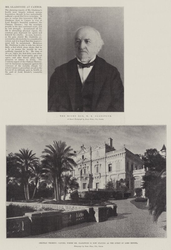 M. Gladstone à Cannes - English Photographer