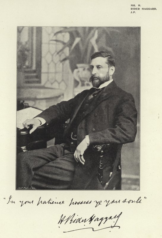 M. H Rider Haggard, JP - English Photographer