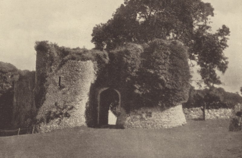 Château de Penrice, la Porte (photo n/b) - English Photographer