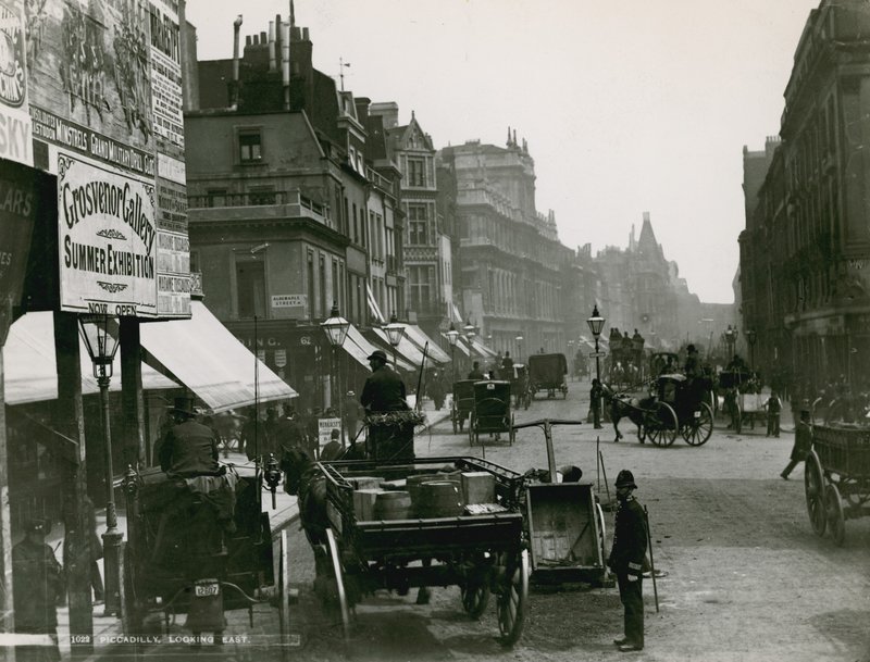 Piccadilly, Londres, vue vers l