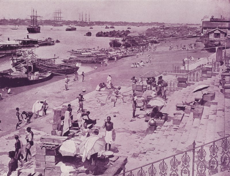 Rivière Hooghly, Calcutta - English Photographer