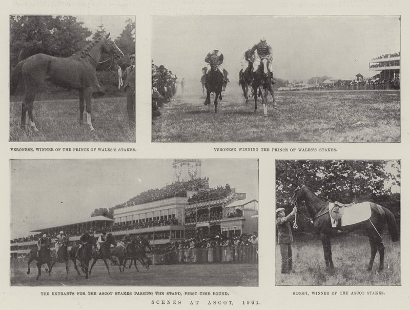 Scènes à Ascot, 1901 - English Photographer