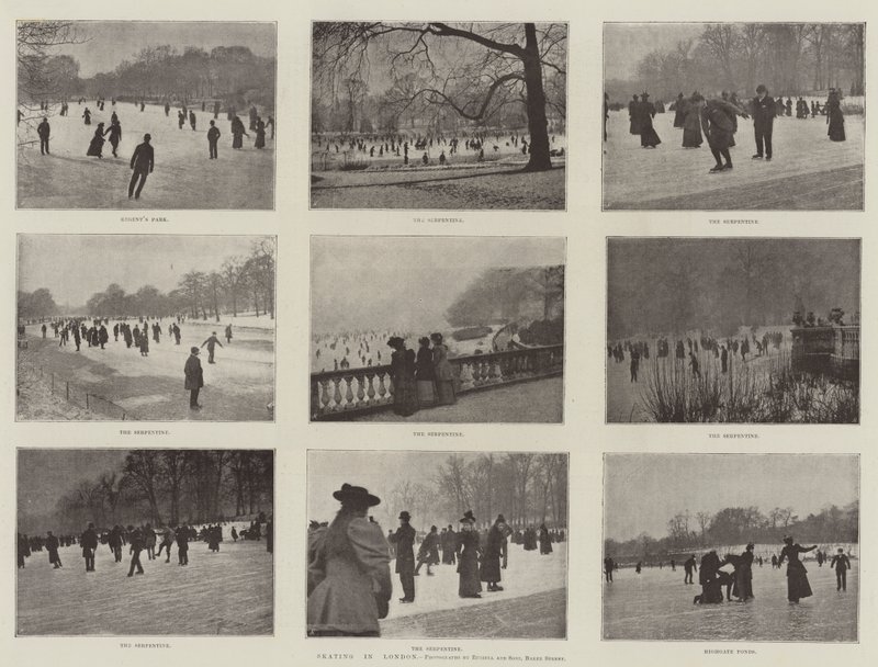 Patinage à Londres - English Photographer