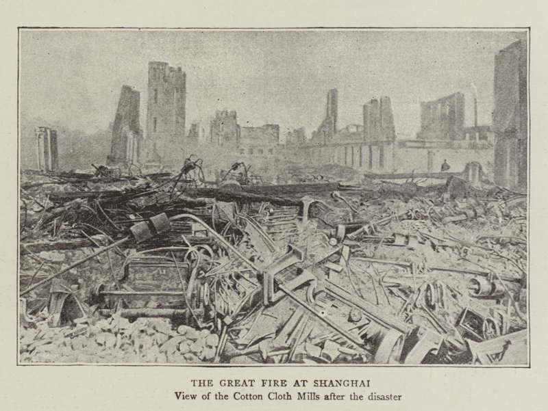 Le grand incendie à Shanghai - English Photographer