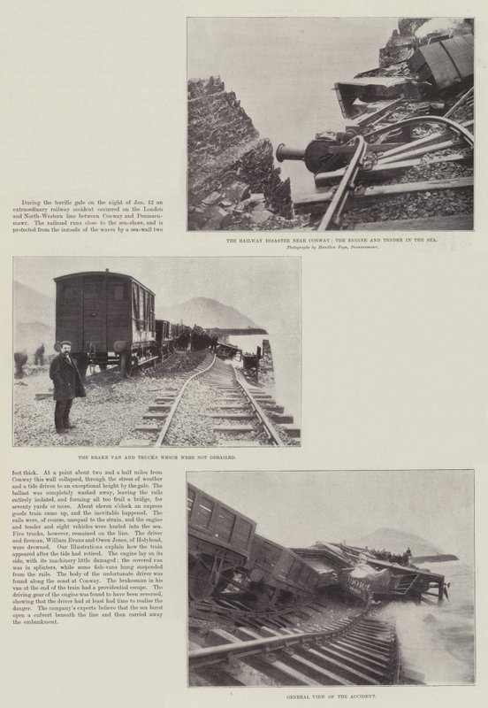 La catastrophe ferroviaire près de Conway - English Photographer