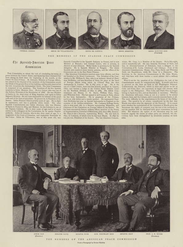 La commission de paix hispano-américaine - English Photographer