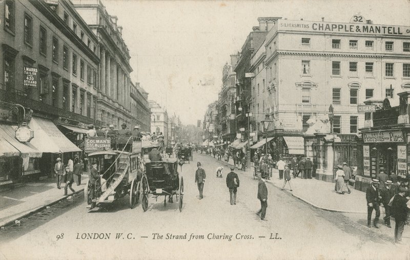The Strand depuis Charing Cross, Londres - English Photographer