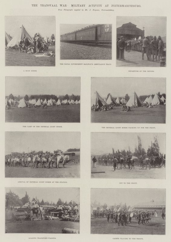 La guerre du Transvaal, activité militaire à Pietermaritzburg - English Photographer